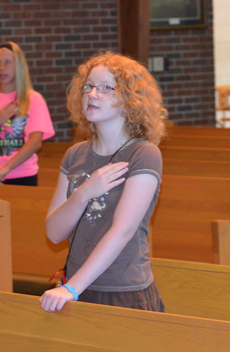 Child Saying Pledge